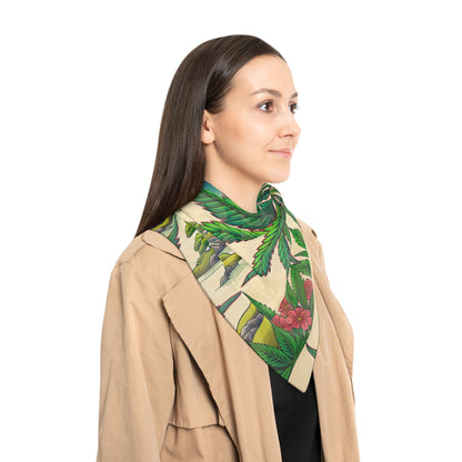 Simple Alluring Style Free To Be Poly Scarf