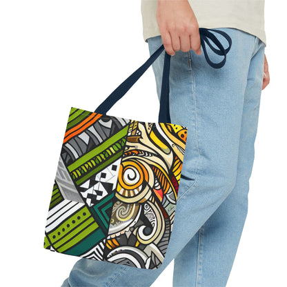 Custom Tote Bag - Stylish and Durable Design with Multiple Handle Colors