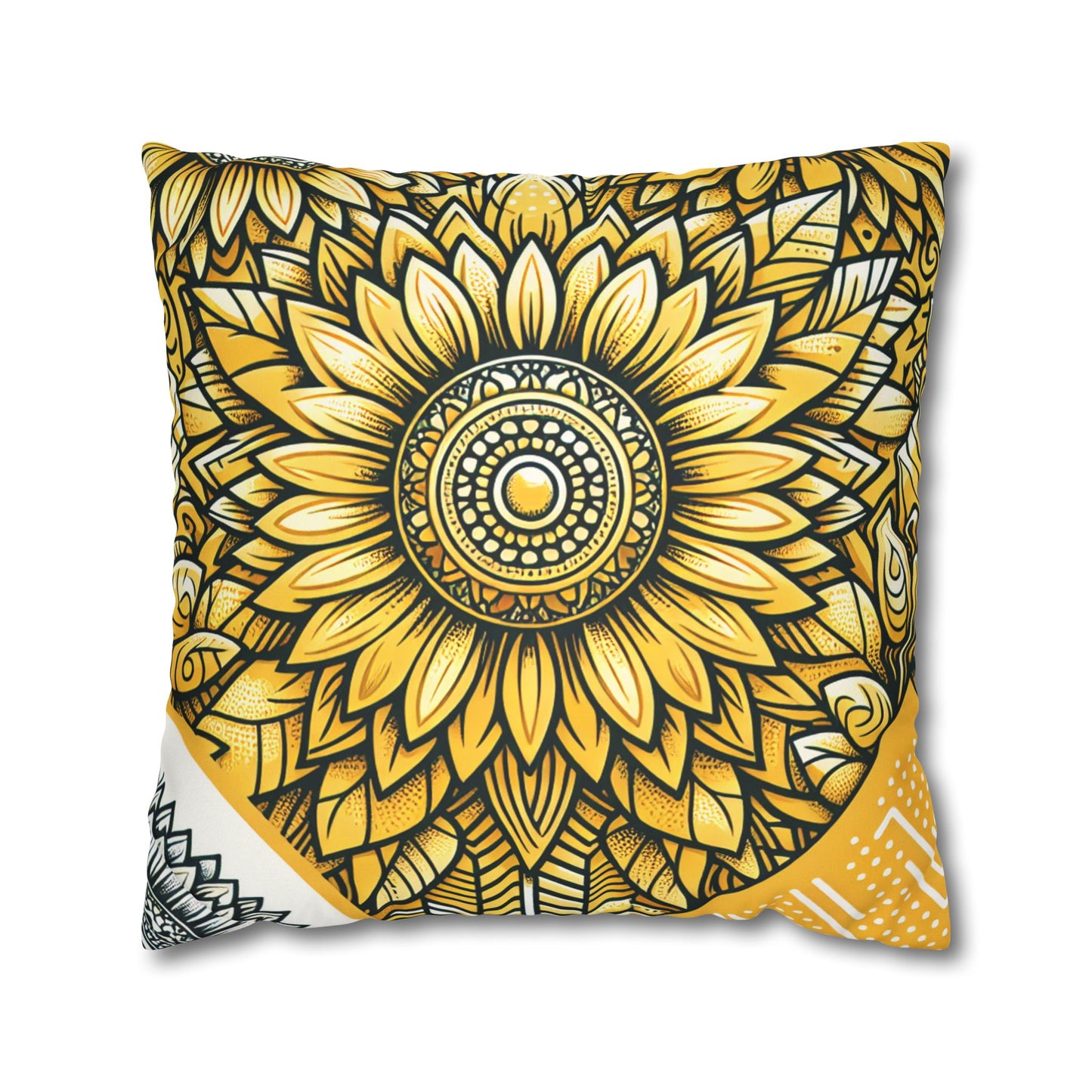 Faux Suede Square Pillowcase