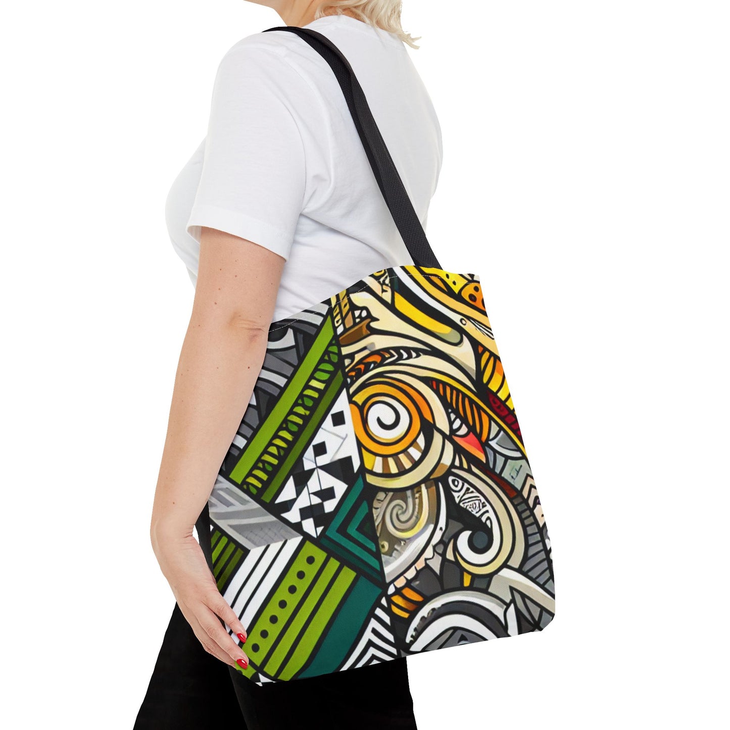 Custom Tote Bag - Stylish and Durable Design with Multiple Handle Colors