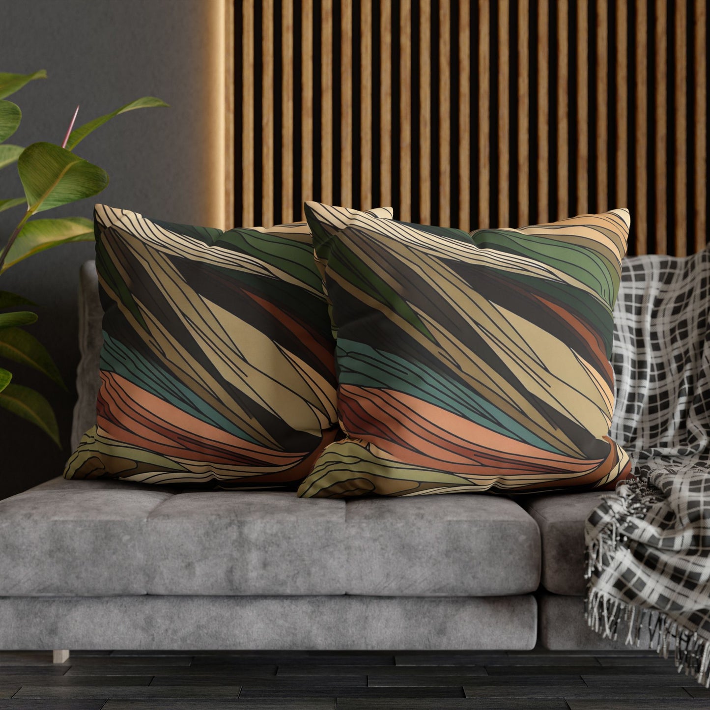 Square Poly Canvas Pillowcase