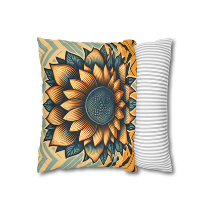 Faux Suede Square Pillowcase