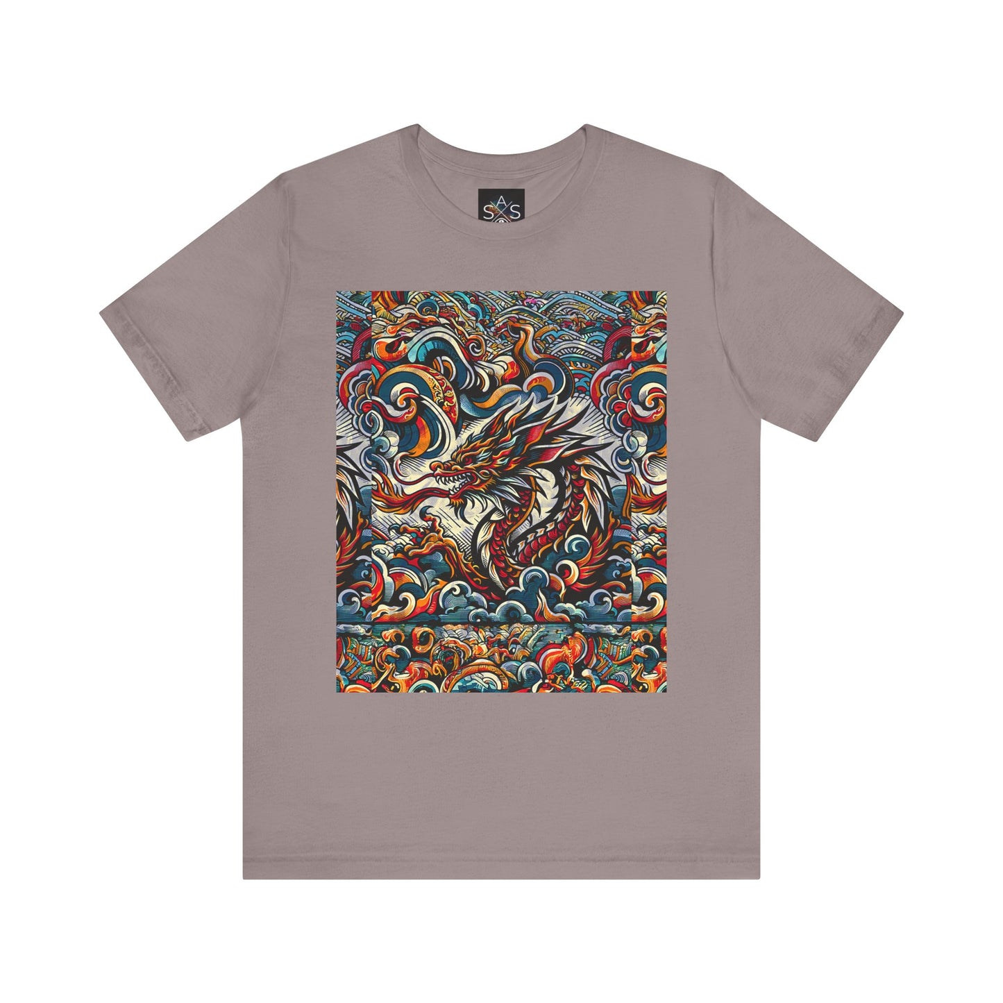 Vibrant Dragon Graphic Tee - Unisex Jersey Short Sleeve Shirt
