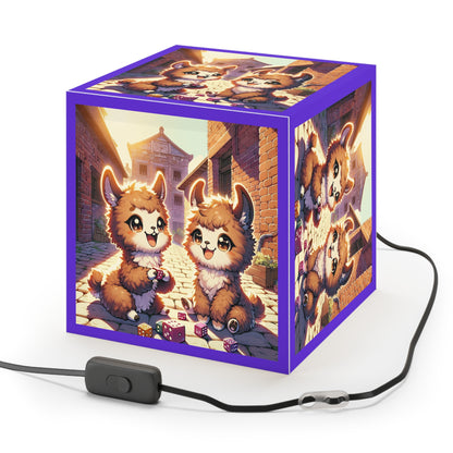 LED Dicey Llamas Light Cube Lamp