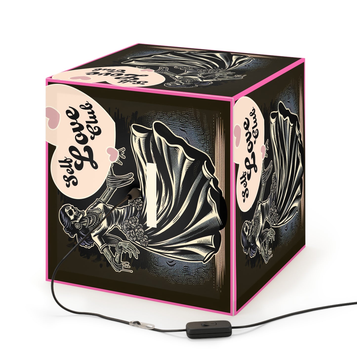 Self Love Club Light Cube Lamp