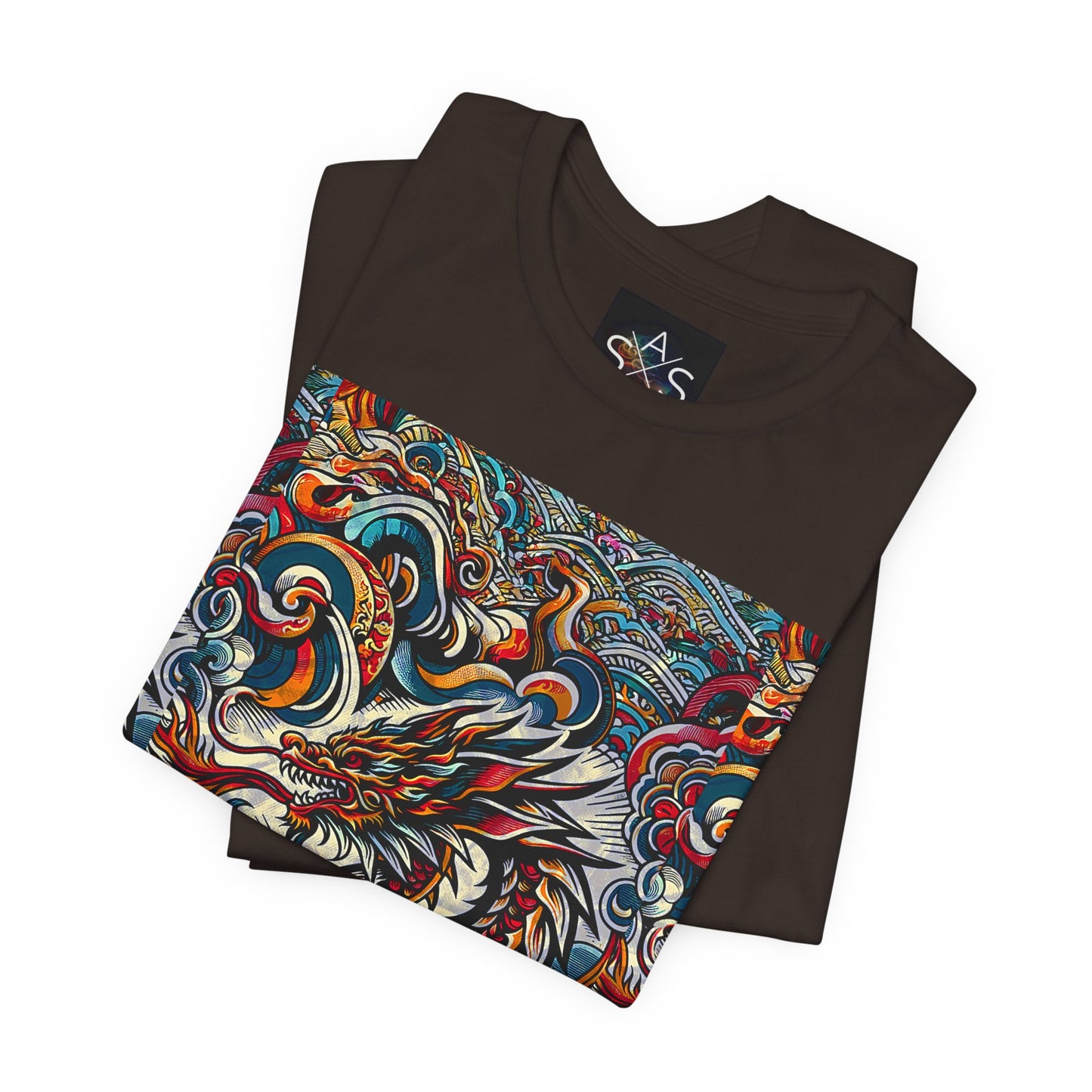Vibrant Dragon Graphic Tee - Unisex Jersey Short Sleeve Shirt