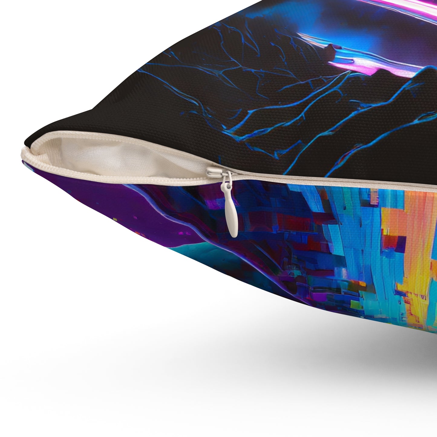 Get on this Planet Spun Polyester Square Pillow