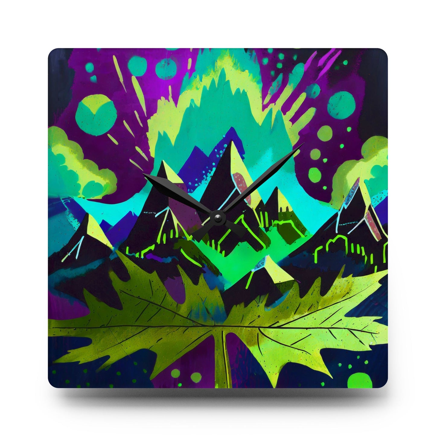 Maple, I love You Acrylic Wall Clock