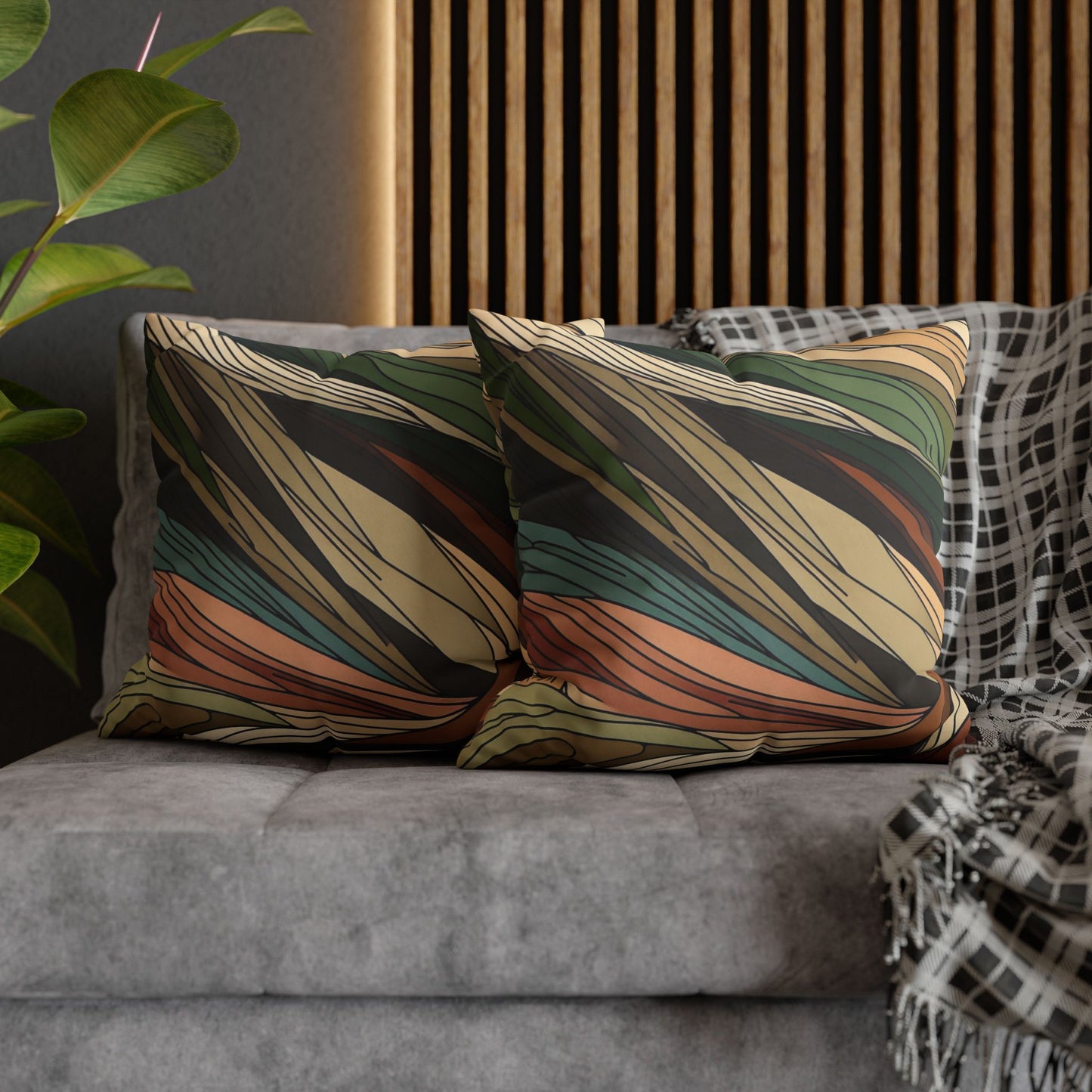 Square Poly Canvas Pillowcase