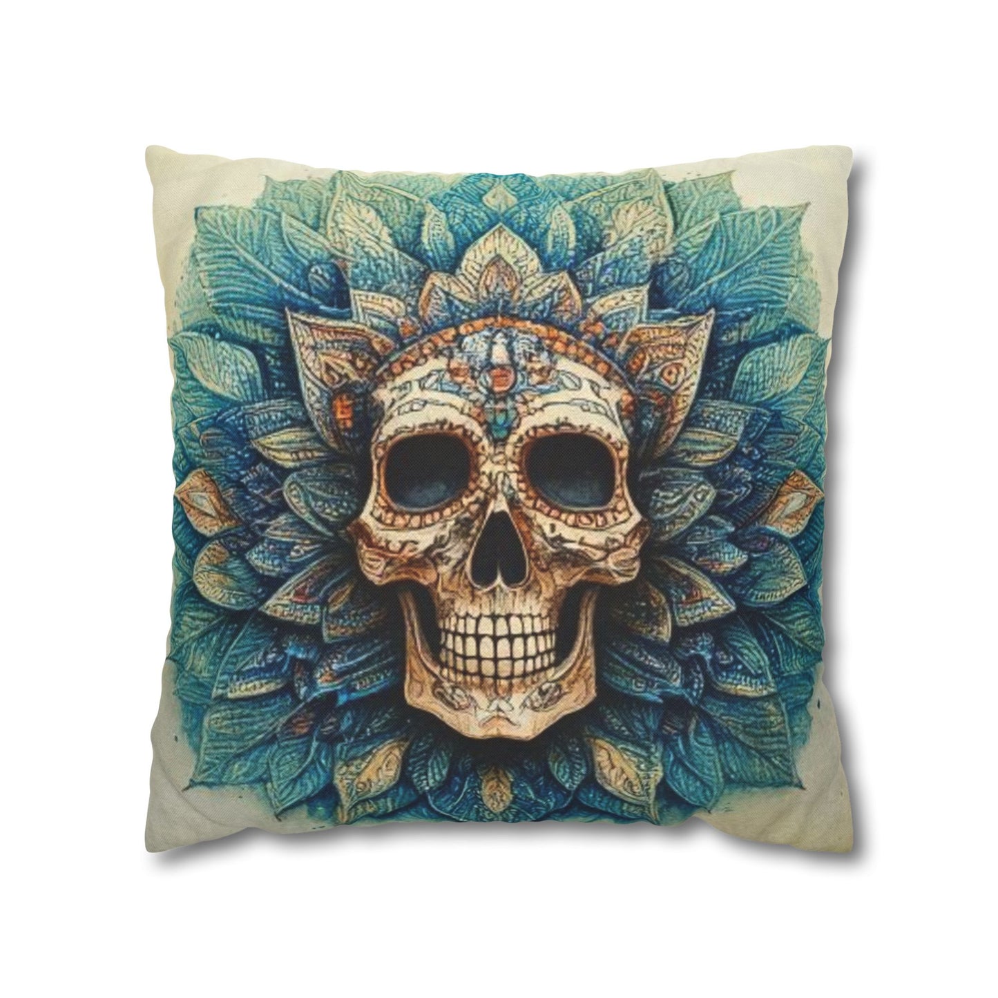 Spun Polyester Square Pillowcase