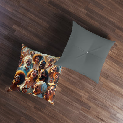 Tufted Floor Pillow, Square