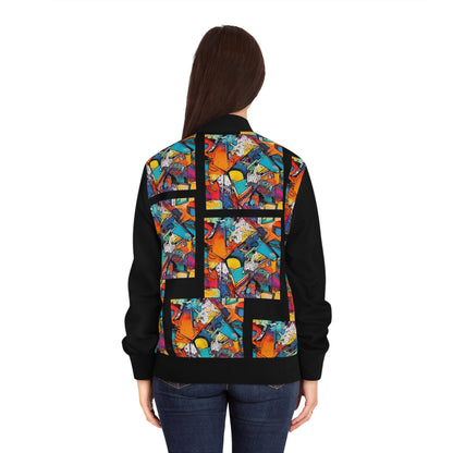 First Class Women's Bomber Jacket (AOP)