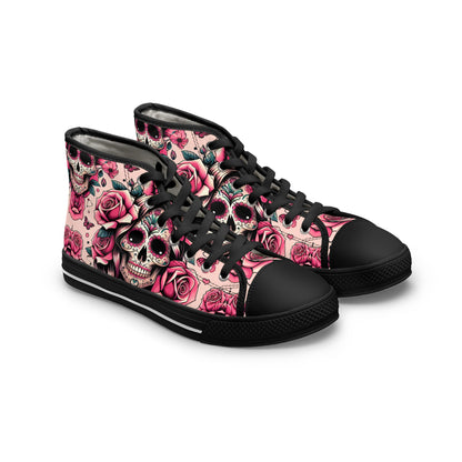 Canvas High Top Sneakers for Women with Custom Design Option