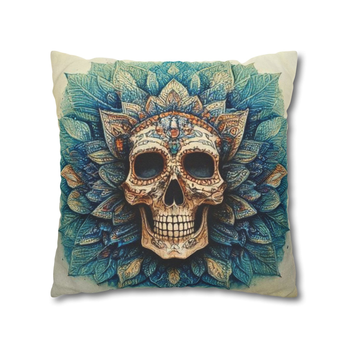 Spun Polyester Square Pillowcase