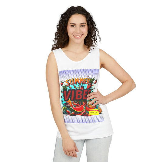 Summer Vibes Unisex Tank Top - Perfect for Beach Days & Festivals