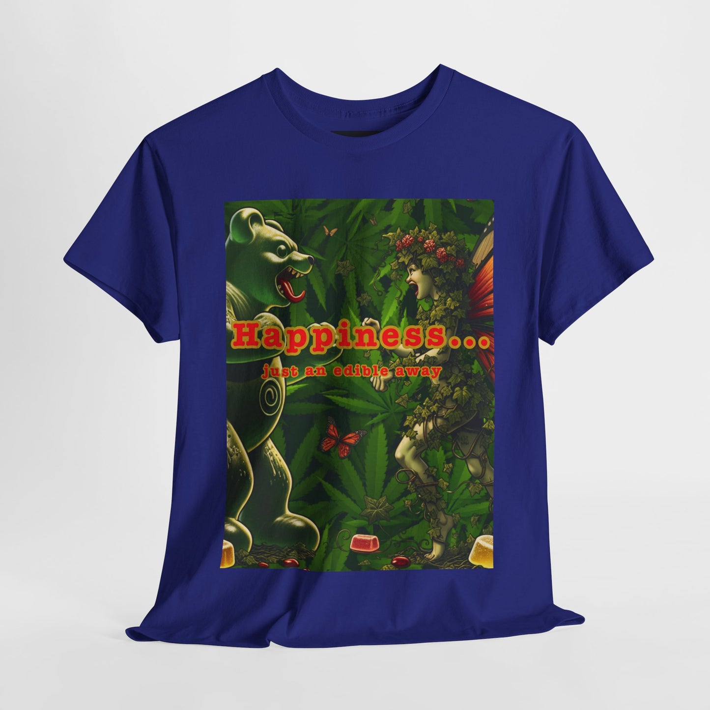 Happiness Jungle Unisex Heavy Cotton Tee, Graphic T-Shirt, Nature Lover Gift, Summer Wardrobe Essential, Unisex Casual Wear