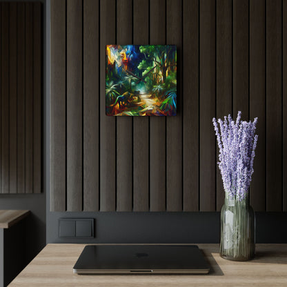 Command Your Time Acrylic Wall Clock