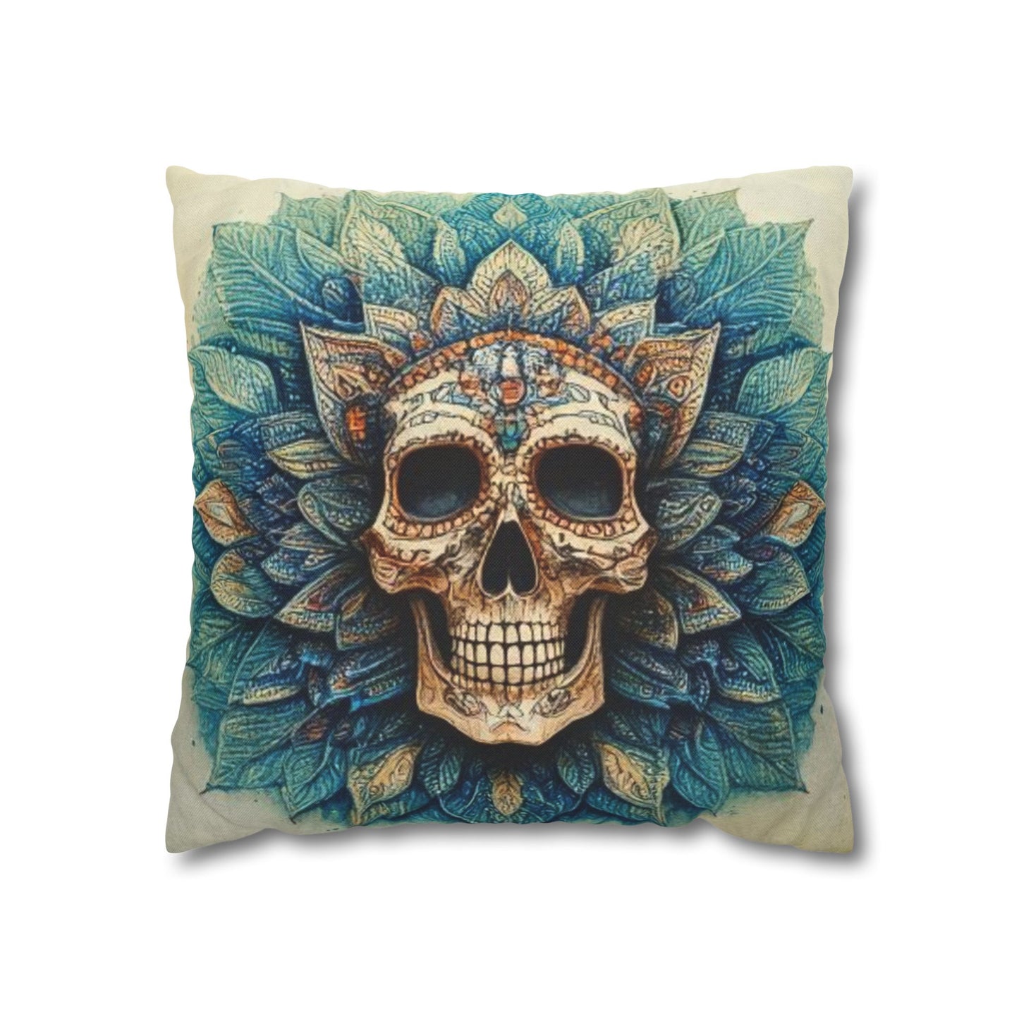 Spun Polyester Square Pillowcase
