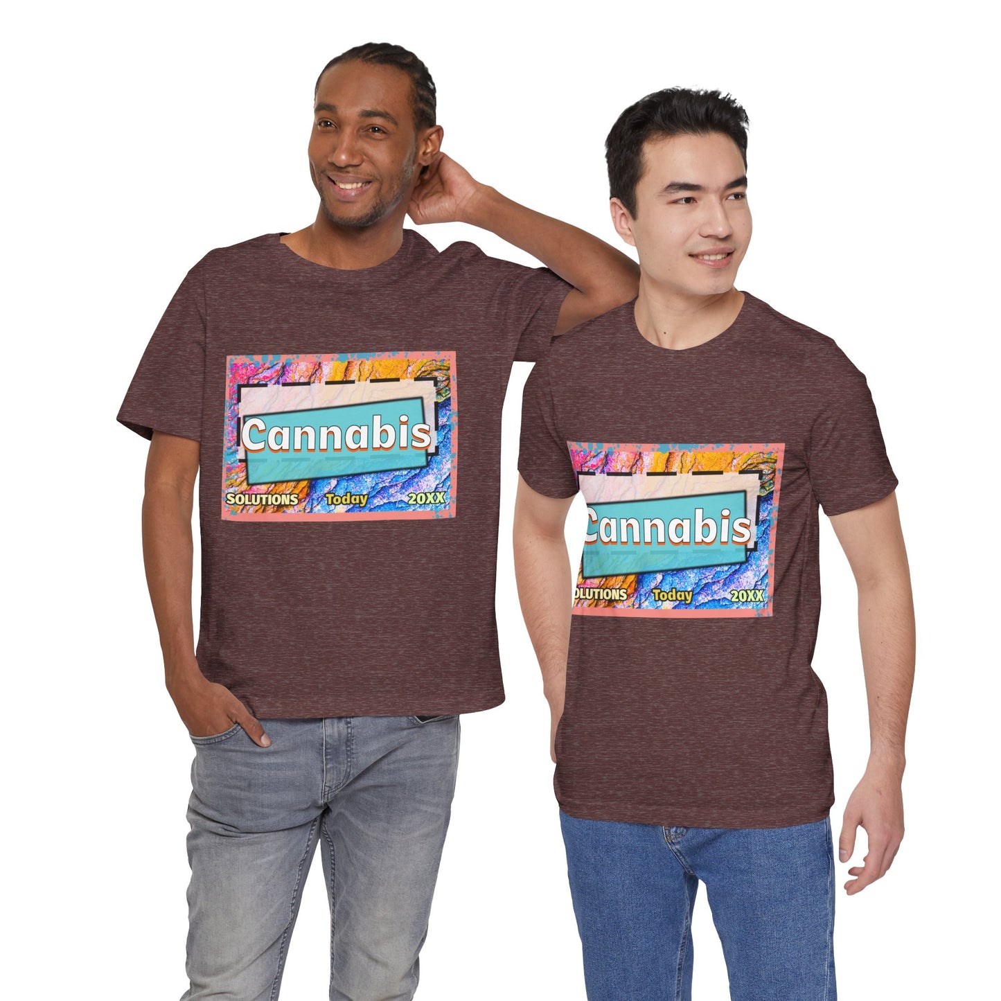 Trendy Cannabis Solutions Tee - Unisex Jersey Short Sleeve T-Shirt