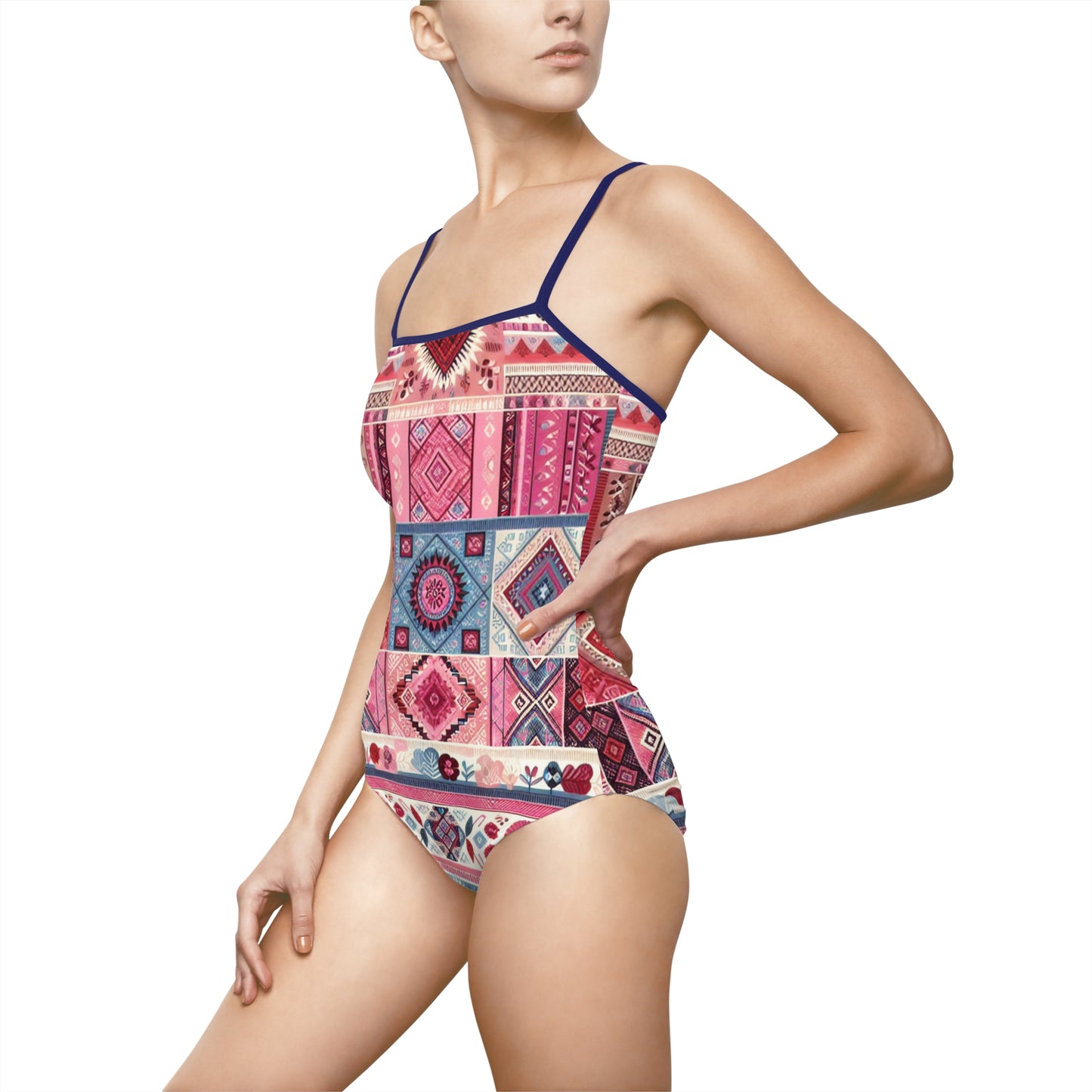 Bohemian Print Women's One-Piece Swimsuit - Perfect for Summer Fun!