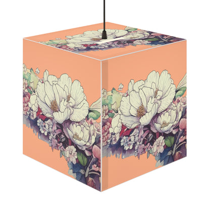 Exotic Flower Light Cube Lamp