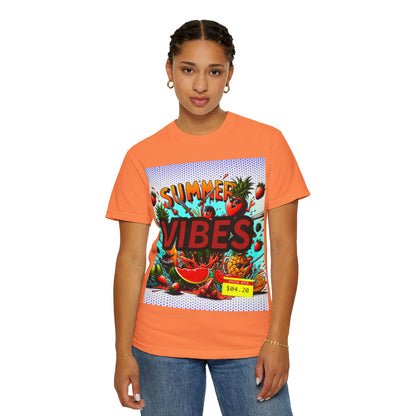 Summer Vibes Unisex Garment-Dyed T-Shirt