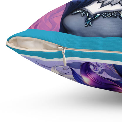 Unique Spun Polyester Square Pillow