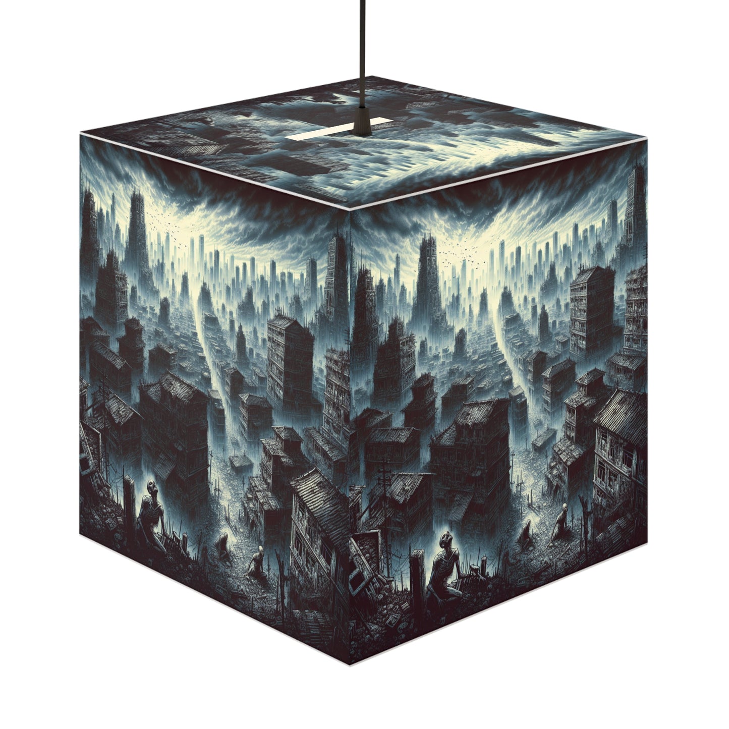 My Village of Souls Light Cube Lamp