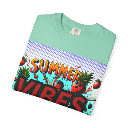 Summer Vibes Unisex Garment-Dyed T-Shirt