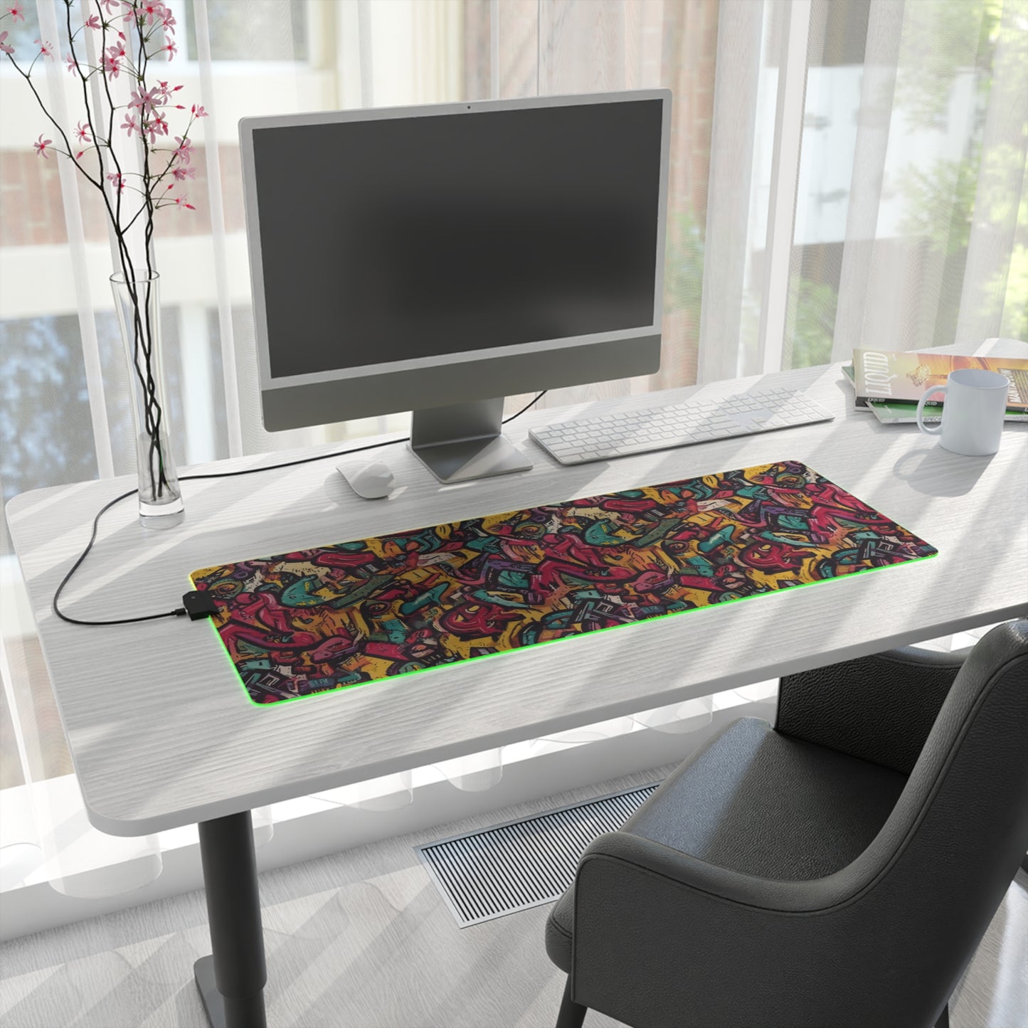 Rise of the Color LED Gaming Mouse Pad