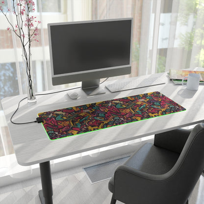 Rise of the Color LED Gaming Mouse Pad