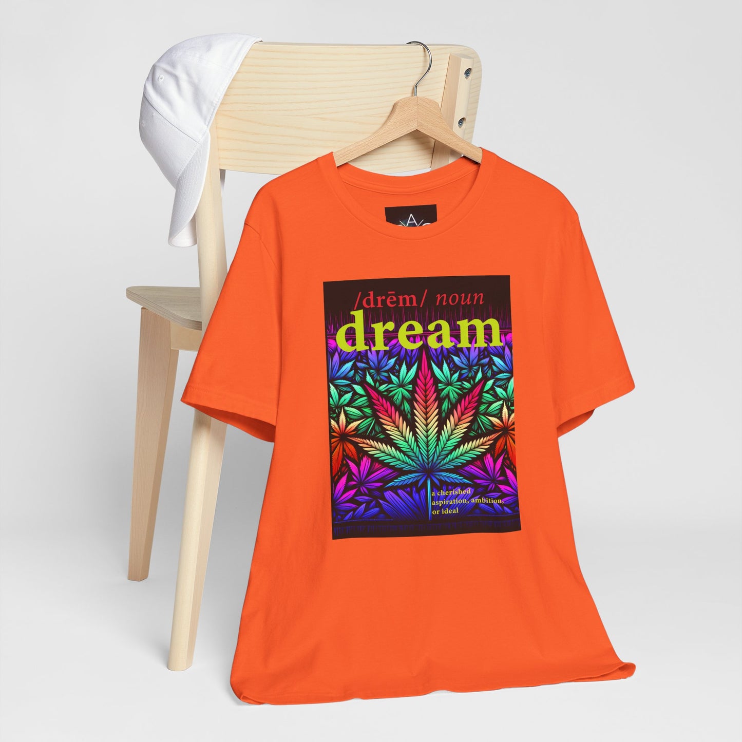 Dream Inspired Unisex Jersey Tee - Vibrant Cannabis Graphic T-Shirt