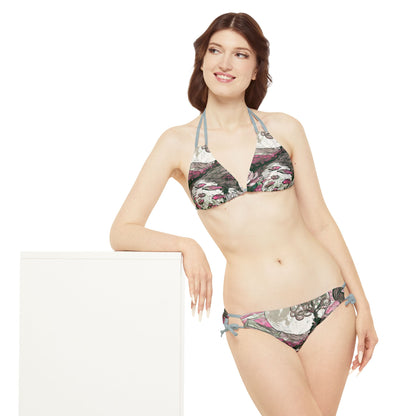 Strappy Bikini Set (AOP)