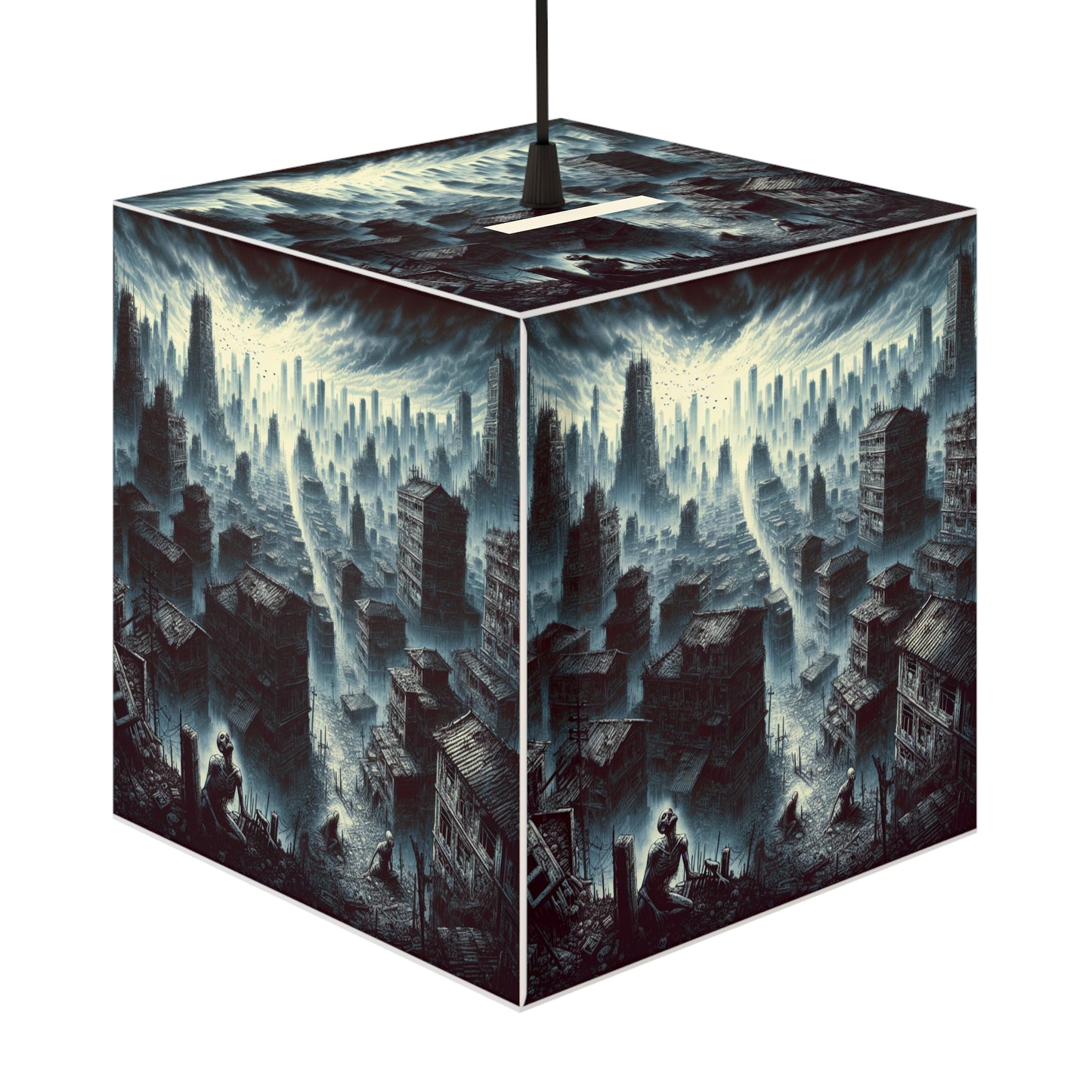 My Village of Souls Light Cube Lamp