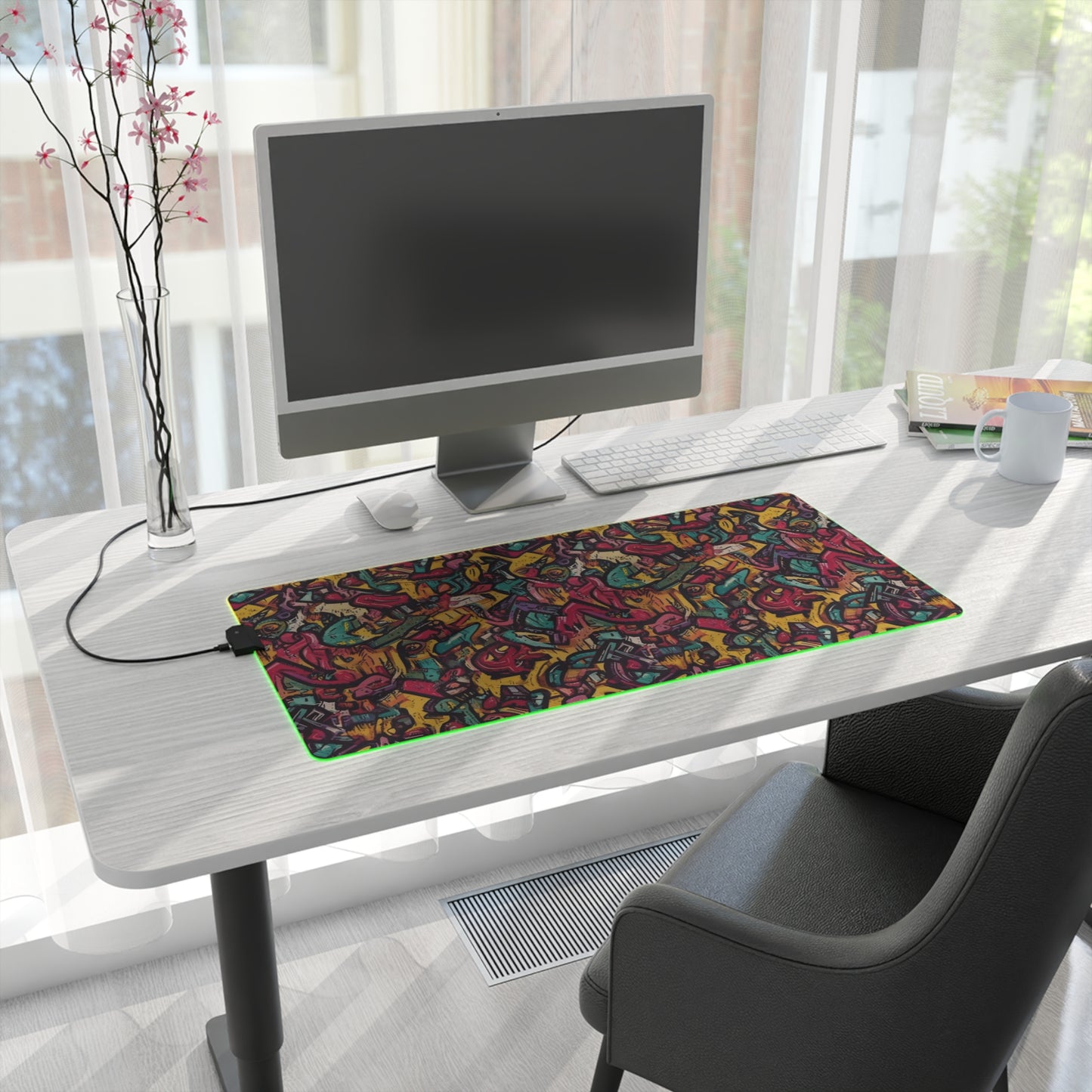 Rise of the Color LED Gaming Mouse Pad