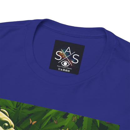 Happiness Jungle Unisex Heavy Cotton Tee, Graphic T-Shirt, Nature Lover Gift, Summer Wardrobe Essential, Unisex Casual Wear