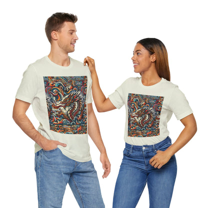 Vibrant Dragon Graphic Tee - Unisex Jersey Short Sleeve Shirt