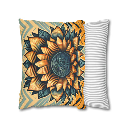 Faux Suede Square Pillowcase
