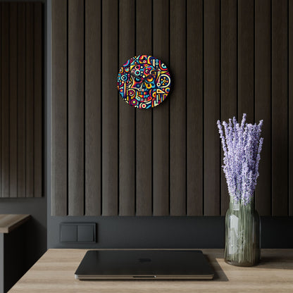 Chaos Acrylic Wall Clock