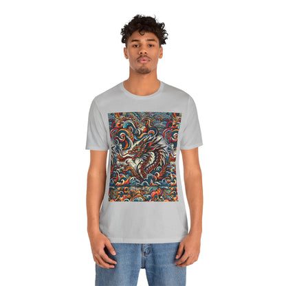 Vibrant Dragon Graphic Tee - Unisex Jersey Short Sleeve Shirt