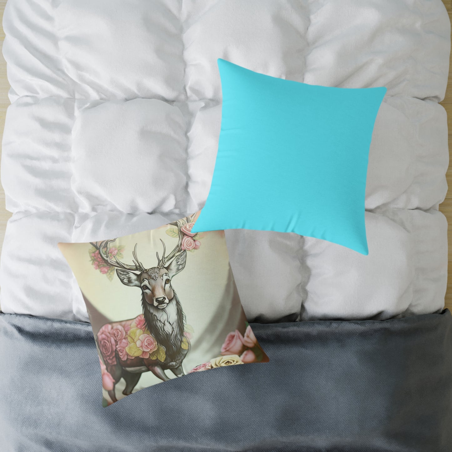 Love Her Square Poly Canvas Pillow