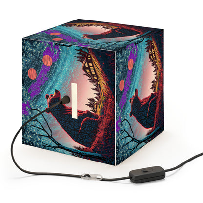 Star Filled Light Cube Lamp