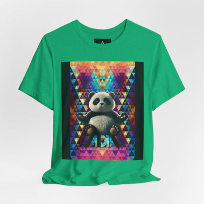 Colorful Panda Graphic Tee - Unisex Jersey Short Sleeve