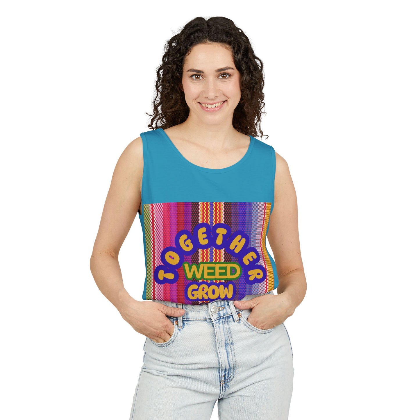 Together We Grow Unisex Tank Top - 420 Celebration Apparel