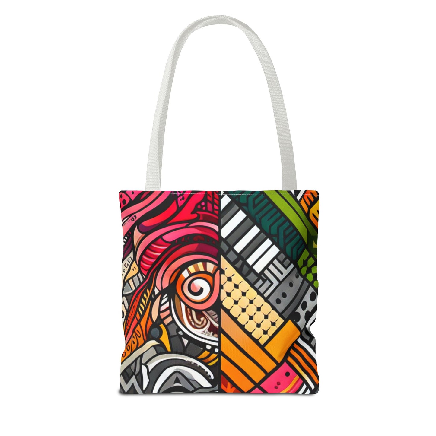 Custom Tote Bag - Stylish and Durable Design with Multiple Handle Colors