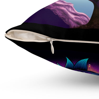 Spun Polyester Square Pillow