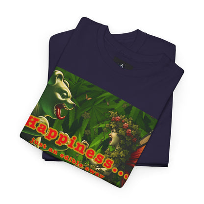 Happiness Jungle Unisex Heavy Cotton Tee, Graphic T-Shirt, Nature Lover Gift, Summer Wardrobe Essential, Unisex Casual Wear