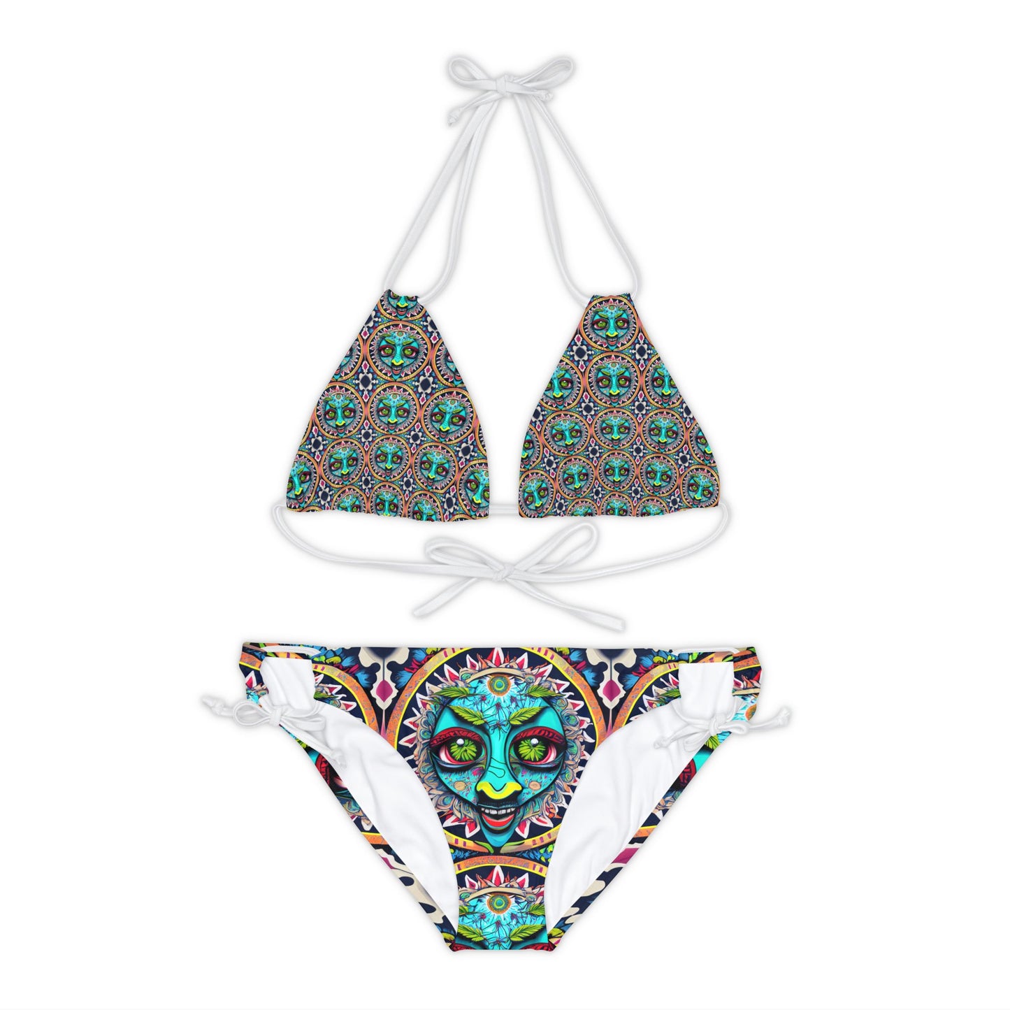 Strappy Bikini Set (AOP)
