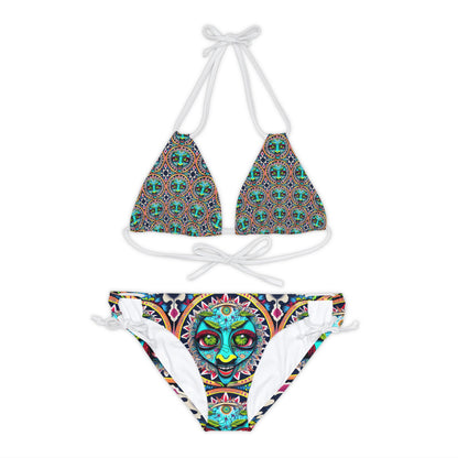 Strappy Bikini Set (AOP)