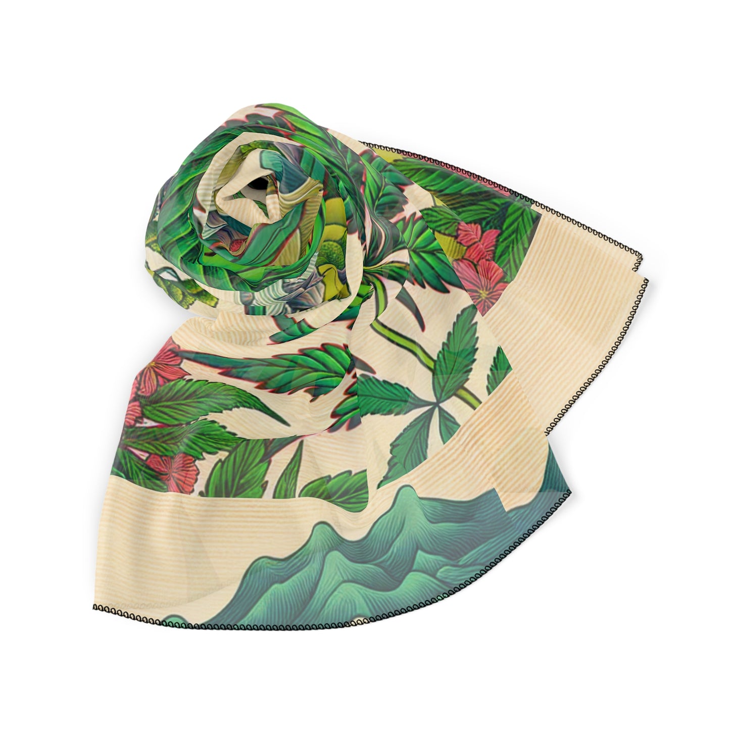 Simple Alluring Style Free To Be Poly Scarf